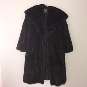 100% mink coat from the Fur Factory Macy’s